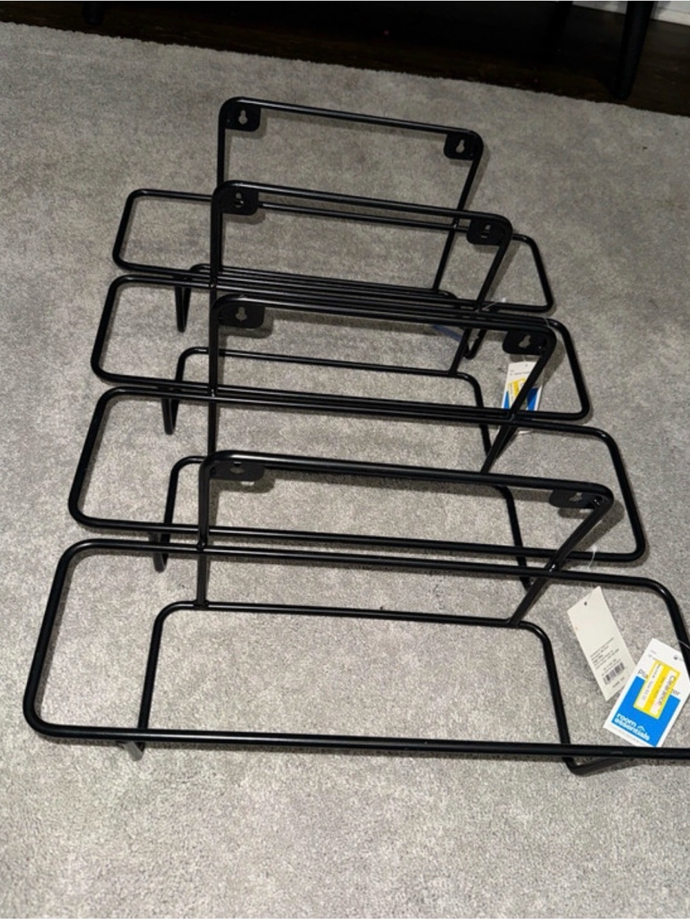 Black Metal outdoor plant holder